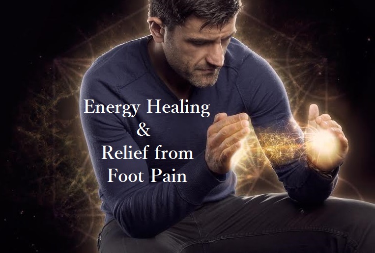 Energy healing and relief from foot pain