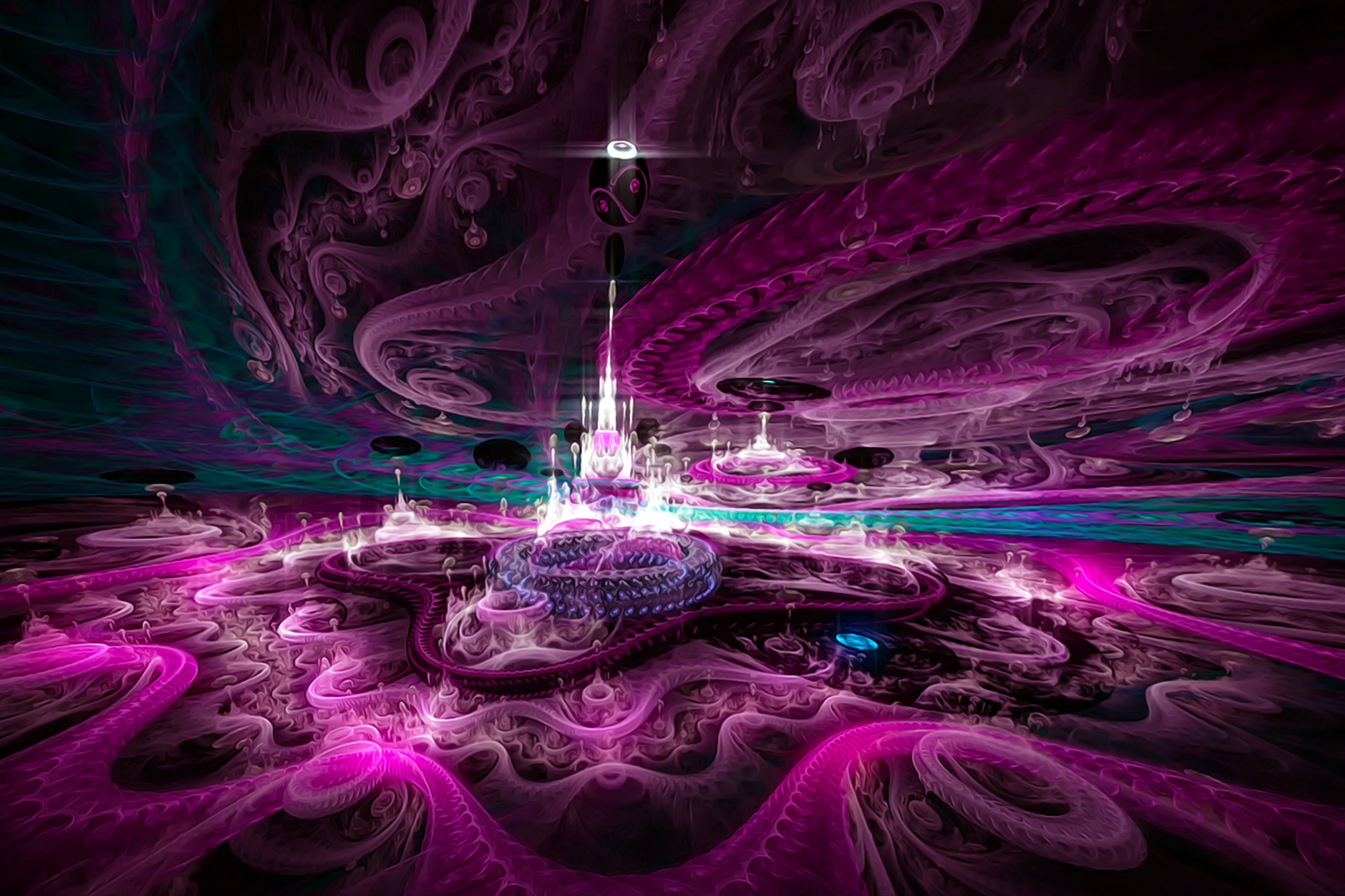 Abstract art with a strong sense of movement and ethereal light - Star Magic Healing