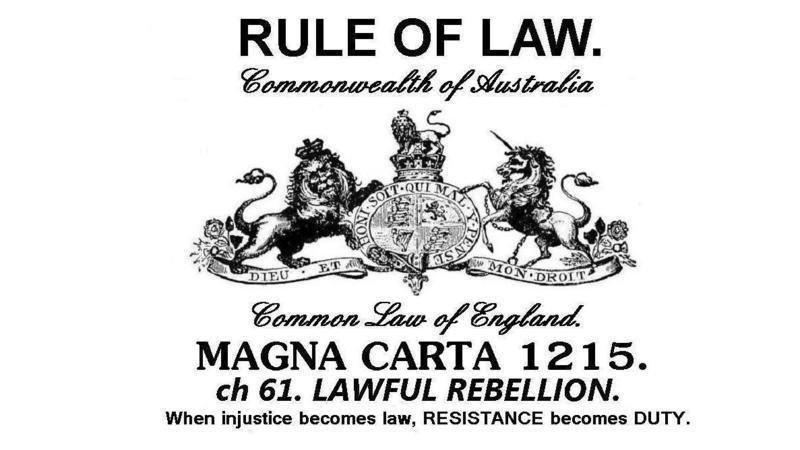Rule of Law, Commonwealth of Australia, Magna Carta 1215 - Star Magic Healing