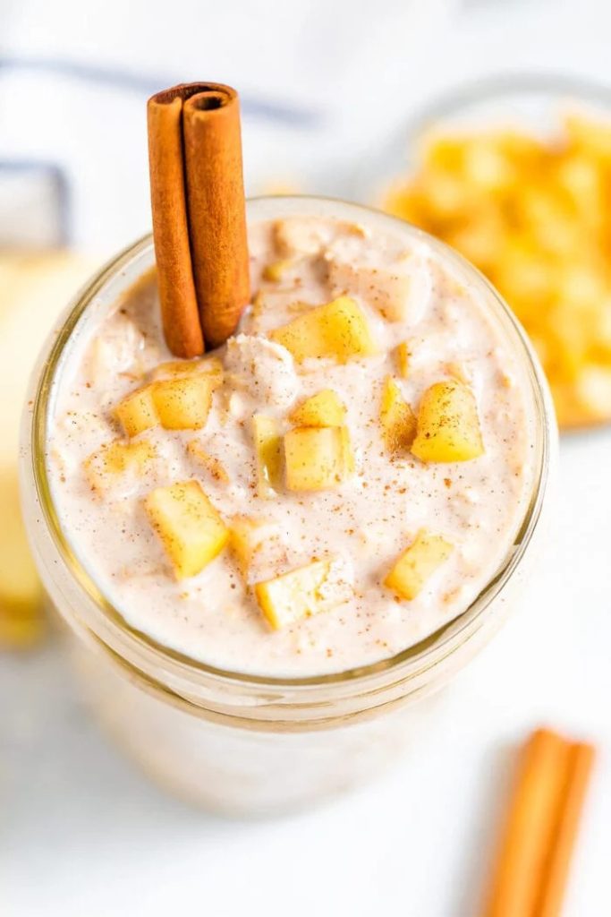 Apple Pie Overnight Oats - Star Magic Healing